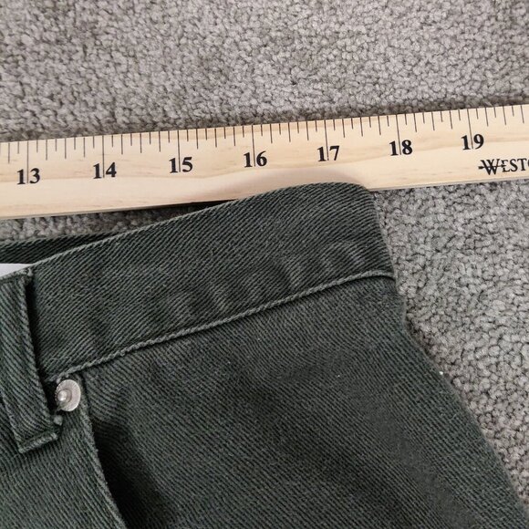 Cotton Ginny Plus Petites Women's Pants Size 16 Gray Cotton High Waist Mom Style - Picture 7 of 11